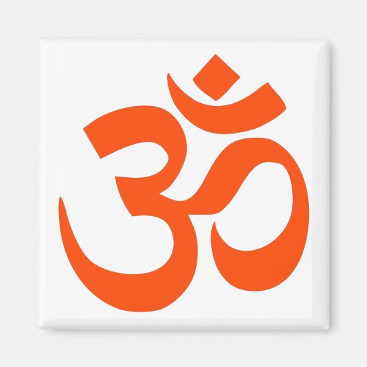 Indian Om Symbol Magneet (Voorkant)