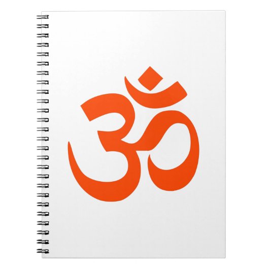 Indian Om Symbol Notitieboek (Voorkant)
