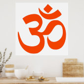 Indian Om Symbol Poster (Keuken)