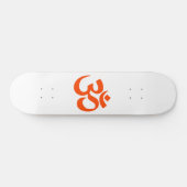 Indian Om Symbol Skateboard (Horizontaal)