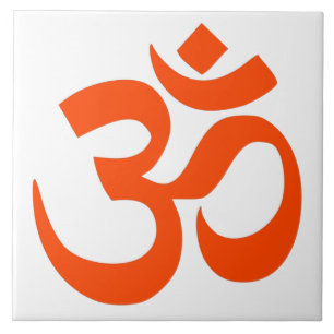 Indian Om Symbol Tegeltje