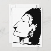 Indian or Eskimo Optical Illusion Briefkaart (Voorkant / Achterkant)