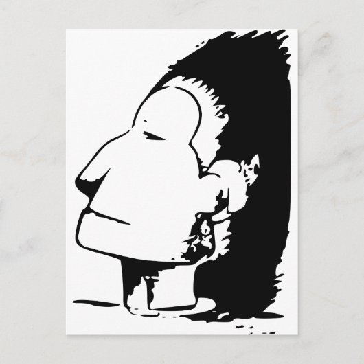 Indian or Eskimo Optical Illusion Briefkaart (Voorkant)