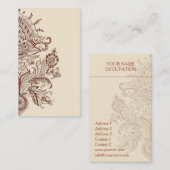 Indian Paisley - Visitekaartje (Voorkant / Achterkant)