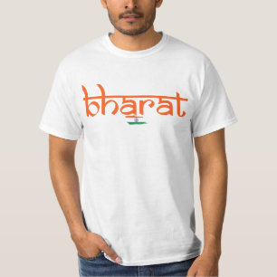 Indian Patriot Bharat T-shirt, Indian Flag Shirt