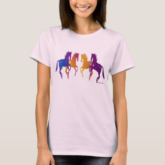 Indian Ponies Dames Baby Doll T-shirt