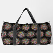 Indian Rainbow Mandala Grand Duffel Sac (Recto)