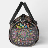 Indian Rainbow Mandala Grand Duffel Sac (Droite)