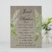 Indian River Flat bruiloft uitnodiging (Staand voorkant)