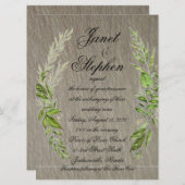 Indian River Flat bruiloft uitnodiging (Voorkant / Achterkant)