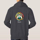 Indian River Mannen WHITE Letter Pullover Hoodie (Achterkant)
