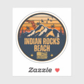 Indian Rocks Beach, Florida Sticker (Vel)