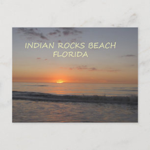 Indian Rocks Beach Florida Sunset Briefkaart