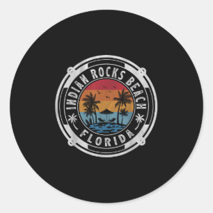 Indian Rocks Beach Florida zomervakantie Ronde Sticker