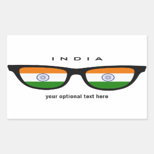 Indian Shades aangepaste stickers