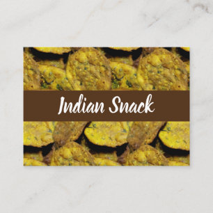 Indian Snack Methi Vadi Food Visitekaartje