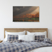 "Indian Summer" omwikkeld canvas Afdruk (Insitu (Slaapkamer))