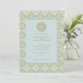 Indian Turquoise - Invitation de mariage (Debout devant)