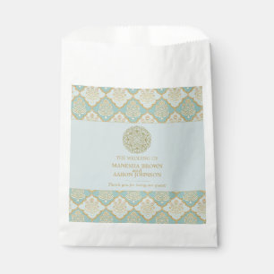 INDIAN TURQUOISE - Wedding Favor Bag Bedankzakje