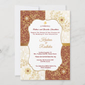 Indian wedding ethnic luxury Hindu invitation (Devant)