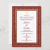 Indian wedding ethnic luxury Hindu invitation (Devant)