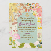 Indian Wedding Invitations Kaart (Voorkant / Achterkant)