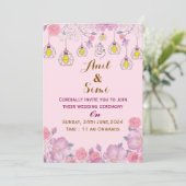 Indian Wedding Invitations  Kaart (Staand voorkant)