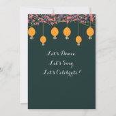 Indian Wedding Sangeet Night Ceremony Invitations (Dos)