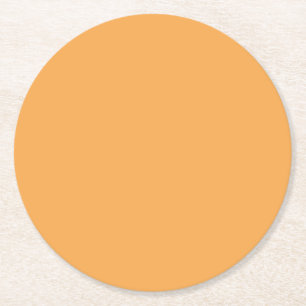 Indian Yellow Color Decor klaar om aan te passen Ronde Kartonnen Onderzetter