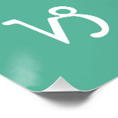 Indian Zodiac - 12 Vedische tekens met heilige kle Perfect Poster (Hoek)