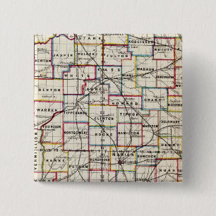 Indiana 2 vierkante button 5,1 cm