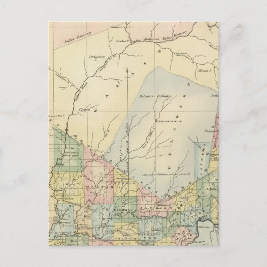 Indiana 4 briefkaart (Voorkant)