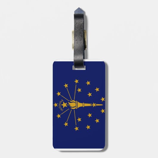 Indiana Bagagelabel (Achterkant verticaal)