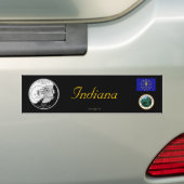 INDIANA BUMPERSTICKER (Op auto)