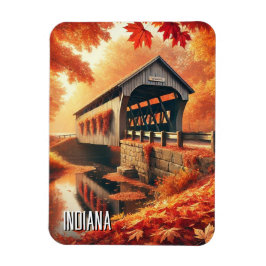 Indiana Covered Bridge Magneet