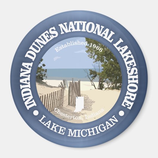 Indiana Dunes National Lakeshore Magneet (Voorkant)