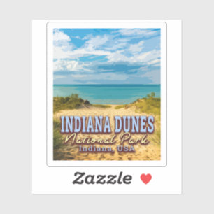 INDIANA DUNES NATIONAL PARK - INDIANA USA STICKER