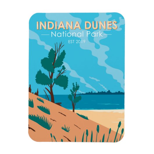 Indiana Dunes National Park  Magneet (Verticaal)