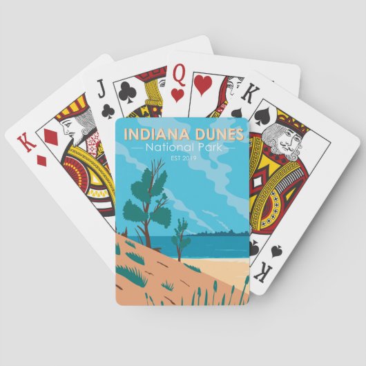 Indiana Dunes National Park  Pokerkaarten (Achterkant)