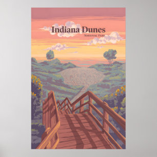Indiana Dunes National Park Reisposter Poster