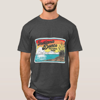 Indiana Dunes National Park Retro  80 T-shirt