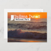 Indiana Dunes National Park Sunset Beach Briefkaart (Voorkant / Achterkant)