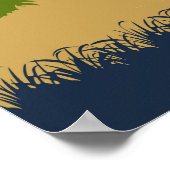 Indiana Dunes National Park Vintage Travel Poster (Coin)