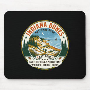 Indiana Dunes National Park vintage wandelen Muismat