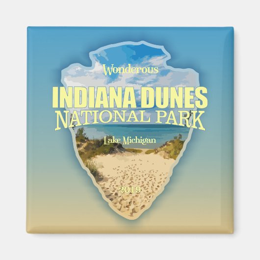 Indiana Dunes NP Magneet (Voorkant)