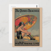  Indiana Dunes State Park Reizen Briefkaart (Voorkant / Achterkant)