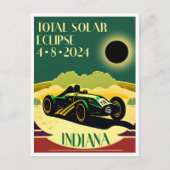 Indiana Eclipse Briefkaart (Voorkant)
