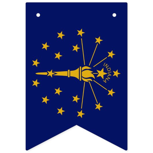 Indiana Flag Party, bannières de bottes / Mariage (Deuxième drapeau)