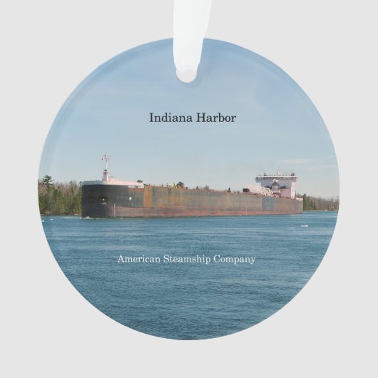 Indiana Harbour acrylsierplant Ornament (voorkant)