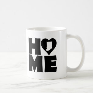 Indiana Home Heart State Mok of Travel Mug